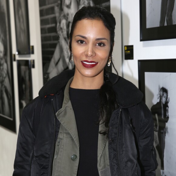 La chanteuse Shy'm - Vernissage de l'exposition "The Spirit of Rock" du photographe Philippe Hamon à la galerie Joseph à Paris, France, le 22 mars 2018. © Veeren/Bestimage
