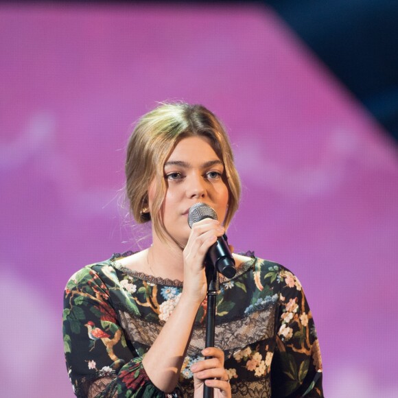 Louane Emera - 33ème Cérémonie des Victoires de la Musique à la Seine musicale de Boulogne-Billancourt, France, le 9 février 2018. © Coadic Guirec/Bestimage