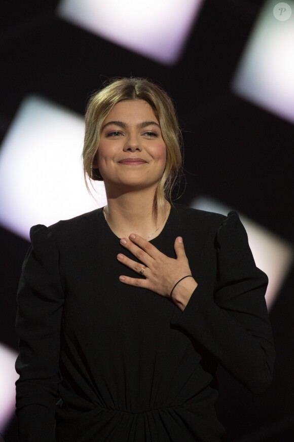 Louane Emera - 33ème Cérémonie des Victoires de la Musique à la Seine musicale de Boulogne-Billancourt, France, le 9 février 2018. © Coadic Guirec/Bestimage