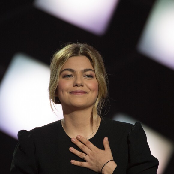 Louane Emera - 33ème Cérémonie des Victoires de la Musique à la Seine musicale de Boulogne-Billancourt, France, le 9 février 2018. © Coadic Guirec/Bestimage