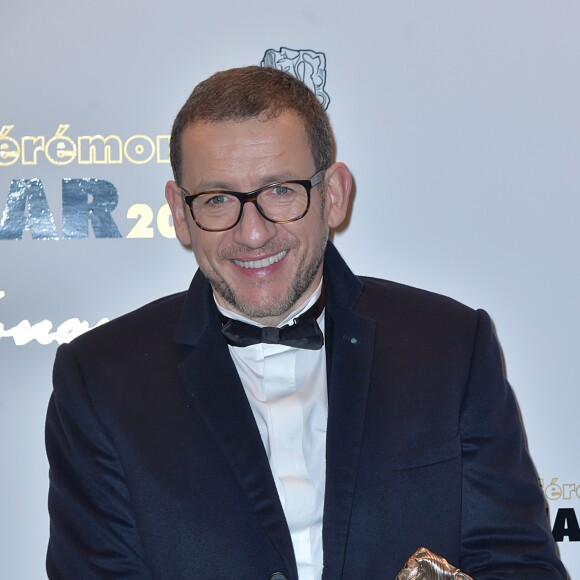 Dany Boon (César du public pour "Raid Dingue") au photocall du dîner de la 43ème cérémonie des César au Fouquet's à Paris, le 2 mars 2018. © Giancarlo Gorassini/Bestimage