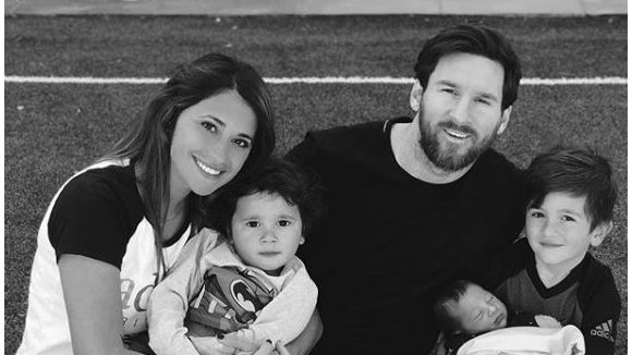 Lionel Messi dévoile l'adorable bouille de son troisième fils