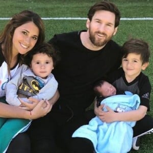 Lionel Messi en famille lors de la célébration de Pâques. Instagram, le 1er avril 2018.