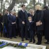Le prince Paul (Pavlos) et la princesse Marie-Chantal de Grèce au cimetière du Palais Tatoi à Athènes le 6 mars 2014 lors d'une cérémonie commémorant le 50e anniversaire de la mort du roi Pavlos (Paul).