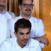Philippe Etchebest, Camille et Victor dans "Top Chef" (M6), épisode diffusé mercredi 11 avril 2018.