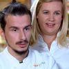 Clément et Hélène Darroze dans "Top Chef" (M6), épisode diffusé mercredi 11 avril 2018.