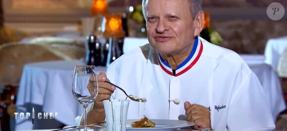 Joël Robuchon dans "Top Chef" (M6), épisode diffusé mercredi 11 avril 2018.