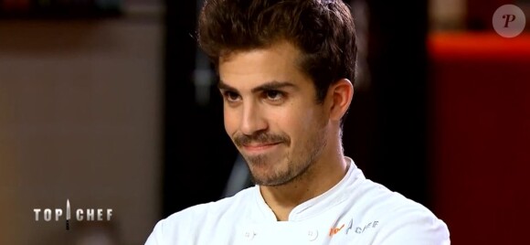 Victor dans "Top Chef" (M6), épisode diffusé mercredi 11 avril 2018.