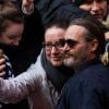 Joaquin Phoenix salue ses fans lors du 68ème festival du film de Berlin, La Berlinale le 20 février 2018.
