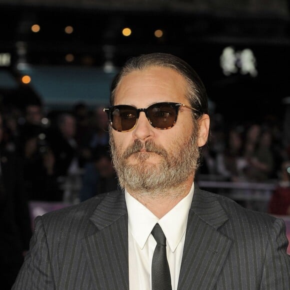 Joaquin Phoenix arrive à la première du film 'You Were Never Really Here' lors du festival BFI de Londres le 14 octobre 2017