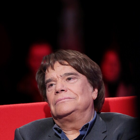 Exclusif - Bernard Tapie dans l'émission "Le Divan" présentée par Marc-Olivier Fogiel le 3 février 2017 © Dominique Jacovides / Bestimage
