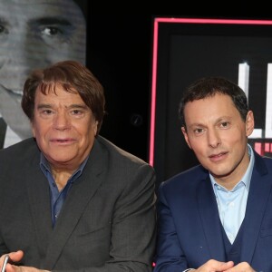 Exclusif - Bernard Tapie dans l'émission "Le Divan" présentée par Marc-Olivier Fogiel le 3 février 2017 © Dominique Jacovides / Bestimage