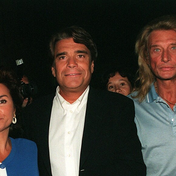 "BERNARD TAPIE" "JOHNNY HALLYDAY"  "LAETICIA" PREMIERE du FILM"HOMMES,FEMMES MODE EMPLOI" SAINT-TROPEZ 29/08/1996 -