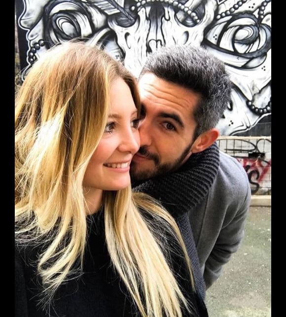 Emma et Florian (Mariés au premier regard 2) lors de leur escapade en amoureux à Londres en janvier 2018.