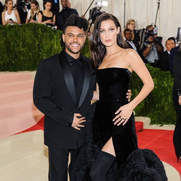 The Weeknd et Bella Hadid - Met Gala 2016 à New York, le 2 mai 2016. © Christopher Smith/AdMedia/Zuma Press/Bestimage