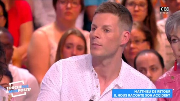 Matthieu Delormeau raconte son accident de scooter dans "TPMP", le 18 avril 2018.