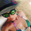 Cristina Cordula en bikini, un cliché révélé le 19 avril 2018.