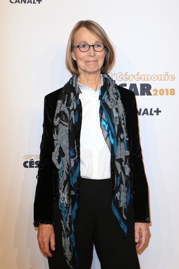 Françoise Nyssen - Photocall lors de la 43ème cérémonie des Cesar à la salle Pleyel à Paris, le 2 mars 2018. © Dominique Jacovides - Olivier Borde / Bestimage