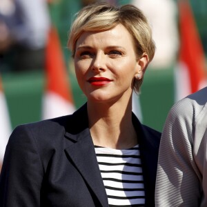 La princesse Charlène - Rafael Nadal remporte pour la 11e fois le Masters 1000 de Monte-Carlo à Roquebrune Cap Martin, le 22 avril 2018. © Jean-François Ottonello/Nice Matin/Bestimage