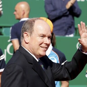 Le prince Albert II de Monaco - Rafael Nadal remporte pour la onzième fois le Masters 1000 de Monte-Carlo à Roquebrune Cap Martin, France, le 22 avril 2018. © Jean-François Ottonello/Nice Matin/Bestimage