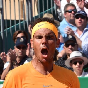 Rafael Nadal remporte la finale du Rolex Monte Carlo Masters 2018 qui l'a opposé au Japonais Kei Nishikori au Monte Carlo Country Club à Roquebrune Cap Martin le 21 avril 2018. Rafael Nadal a remporté pour la 11eme fois le tournoi en battant son adversaire en 2 sets. © Bruno Bébert/Bestimage