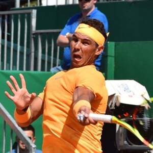 Rafael Nadal remporte la finale du Rolex Monte Carlo Masters 2018 qui l'a opposé au Japonais Kei Nishikori au Monte Carlo Country Club à Roquebrune Cap Martin le 21 avril 2018. Rafael Nadal a remporté pour la 11eme fois le tournoi en battant son adversaire en 2 sets. © Bruno Bébert/Bestimage