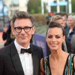 Michel Hazanavicius et sa femme Bérénice Bejo à la première de "Le Château de Verre" lors de la soirée de clôture du 43e Festival du Cinéma Américain de Deauville, le 9 septembre 2017. © Rachid Bellack/Bestimage