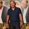 Kad Merad à la première du film Comme des rois, avec le réalisateur Xabi Molia et Lucie Bourdeu, à Paris, le 19 avril 2018. 

 