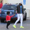 Exclusif - Future et son fils Future Zahir Wilburn à Los Angeles, le 9 avril 2018 © CPA/Bestimage