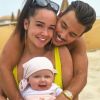 Jazz avec son compagnon Laurent et leur fille Chelsea sur Instagram le 25 avril 2018.