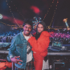 DJ Ruckus et Shanina Shaik à Coachella. Avril 2018.