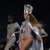 Beyoncé lors de sa 2e performance au festival de musique de Coachella à Indio, en Californie, le 21 avril 2018