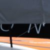 Exclusif - Christian Estrosi, au centre, le maire de Nice, est passé sur le bateau de Thomas Coville, "Sodebo" dans le cadre de la Nice UltiMed à Nice le 30 avril 2018. Pour la 1ère fois dans la Baie des Anges, une course va confronter l'élite des skippers de la Course au Large, sur les plus grands bateaux de course à la voile au monde : les Ultimes. © Bruno Bebert / Bestimage