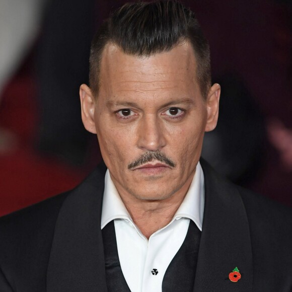 Johnny Depp à la première de "Murder On The Orient Express" au Royal Albert Hall à Londres, le 2 novembre 2017.
