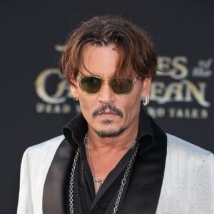 Johnny Depp - People à l'avant-première du film de Disney "Pirates des Caraïbes : La Vengeance de Salazar (Pirates of the Caribbean: Dead Men Tell No Tales)" au Dolby Theatre à Hollywood, le 18 mai 2017.