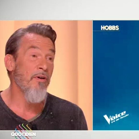 Florent Pagny revient sur l'élimination d'Hobbs dans "The Voice 7" - "Quotidien", 2 mai 2018, TMC