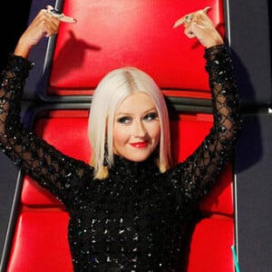 Christina Aguilera dans "The Voice US".