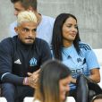 Exclusif - Julien Tanti et Manon Marsault au stade Vélodrome lors du match Olympique de Marseille (OM) - Toulouse Football Club (TFC) à Marseille, le 14 août 2016. © Pierre Pérusseau/Bestimage