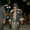 Rihanna assiste à la soirée d'ouverture de la nouvelle boutique Gucci dans le quartier de Soho à New York, le 5 mai 2018.