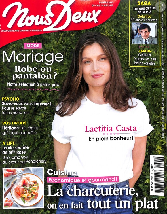 Couverture du magazine Nous Deux, en kiosques dès le 7 mai 2018.