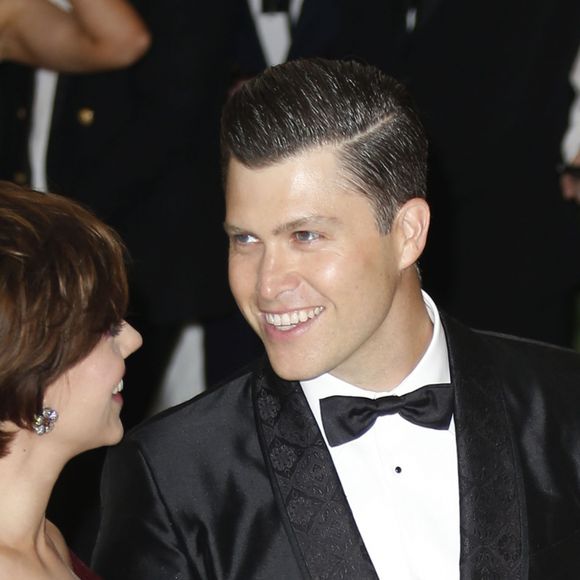 Scarlett Johansson et son compagnon Colin Jost - Les célébrités arrivent à l'ouverture de l'exposition Heavenly Bodies: Fashion and the Catholic Imagination à New York, le 7 mai 2018