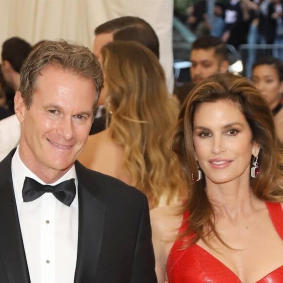 Rande Gerber et sa femme Cindy Crawford - Les célébrités arrivent à l'ouverture de l'exposition Heavenly Bodies: Fashion and the Catholic Imagination à New York, le 7 mai 2018