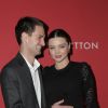Miranda Kerr enceinte et son mari Evan Spiegel à la soirée The Broad & Louis Vuitton Jasper Johns: Something Resembling Truth à Los Angeles, le 8 février 2018