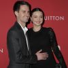 Miranda Kerr enceinte et son mari Evan Spiegel à la soirée The Broad and Louis Vuitton 'Jasper Johns: Something Resembling Truth' à Los Angeles, le 8 février 2018