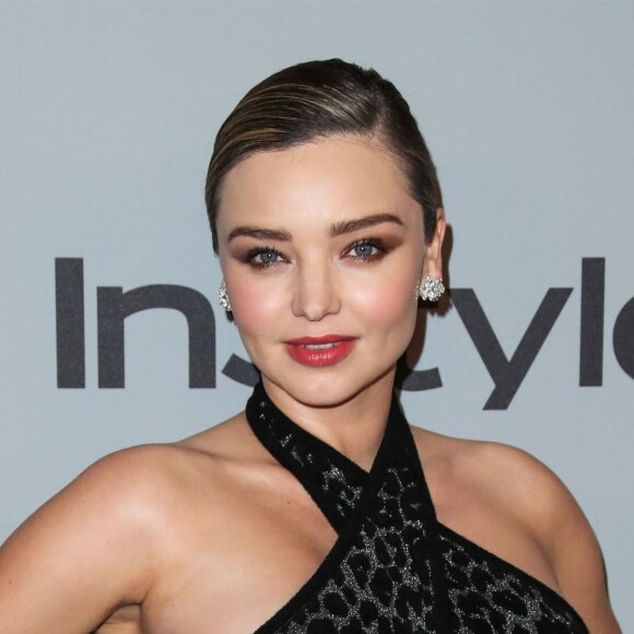 Miranda Kerr (enceinte) - People à la soirée "InStyle and Warner Bros. Pictures Golden Globe Awards" à Beverly Hills. Le 7 janvier 2018