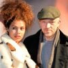 Tina Kunakey et son compagnon Vincent Cassel - Avant-première du film "Carnivores" au cinéma UGC Ciné Cité Les Halles à Paris, France, le 26 mars 2018. © Veeren/Bestimage