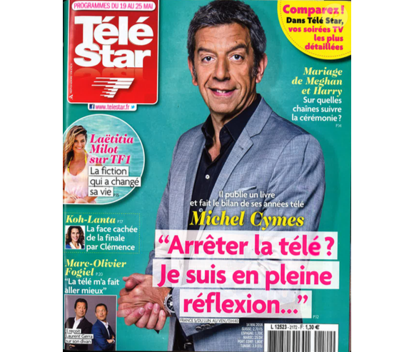 Télé Star, mai 2018.