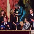 Le prince Harry et Meghan Markle au Royal Albert Hall le 21 avril 2018 pour la soirée du 92e anniversaire de la reine Elizabeth II.