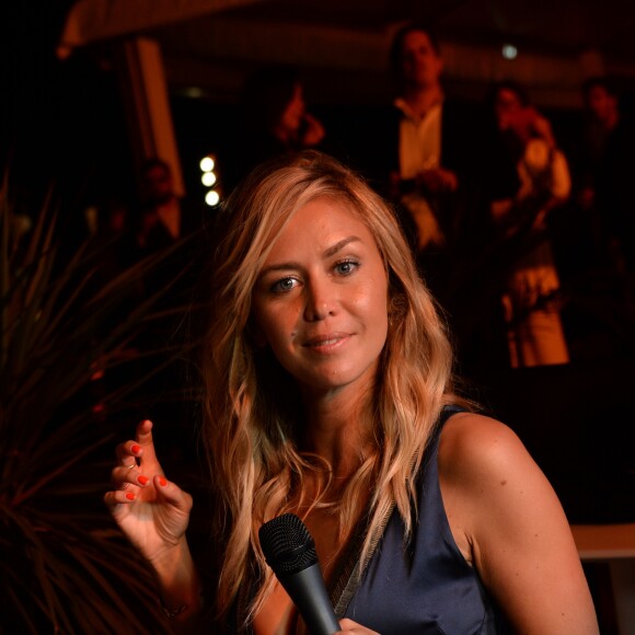 Exclusif - Enora Malagré (en Tommy Hilfiger) - Soirée Orange sur la plage de l'hôtel Majestic lors du 71ème Festival International de Cannes le 12 mai 2018. © Rachid Bellak/Bestimage