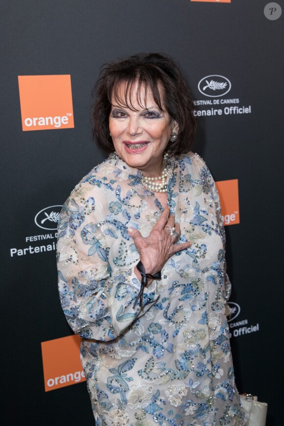 Claudia Cardinale - Photocall de la soirée Orange sur la plage de l'hôtel Majestic lors du 71ème Festival International de Cannes le 12 mai 2018. © Moreau-Borde-Jacovides/Bestimage